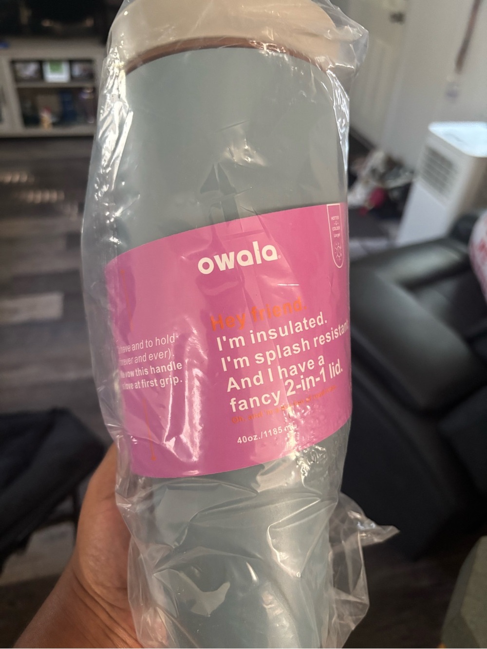 Owala 40 oz. Stainless Steel Straw Tumbler